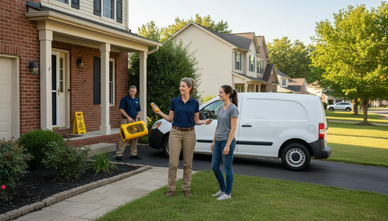 Water restoration image for Home Water Damage Repair in Minnesota Lake, MN